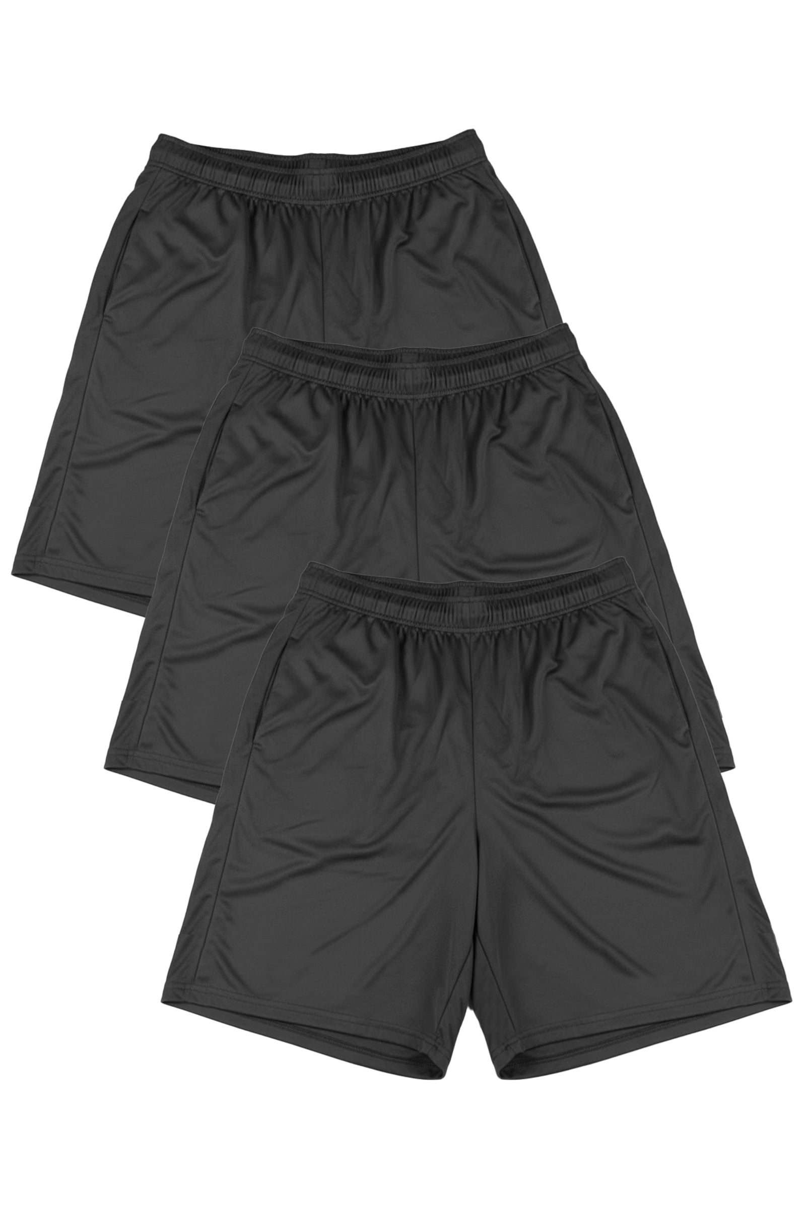 Performance Gym Shorts - 8" Inseam Microtech 3-Pack