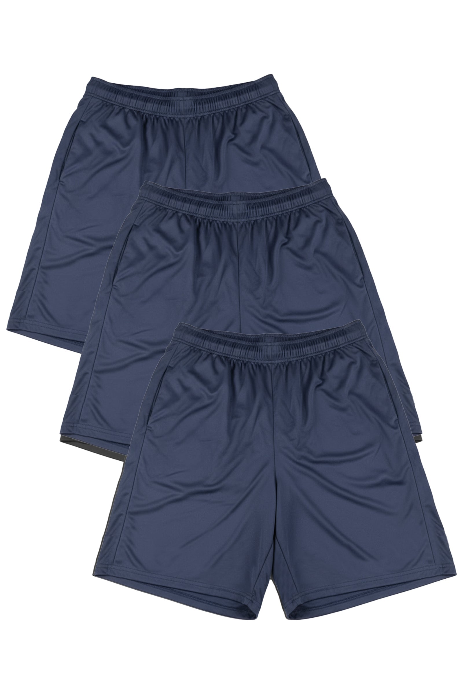 Performance Gym Shorts - 8" Inseam Microtech 3-Pack
