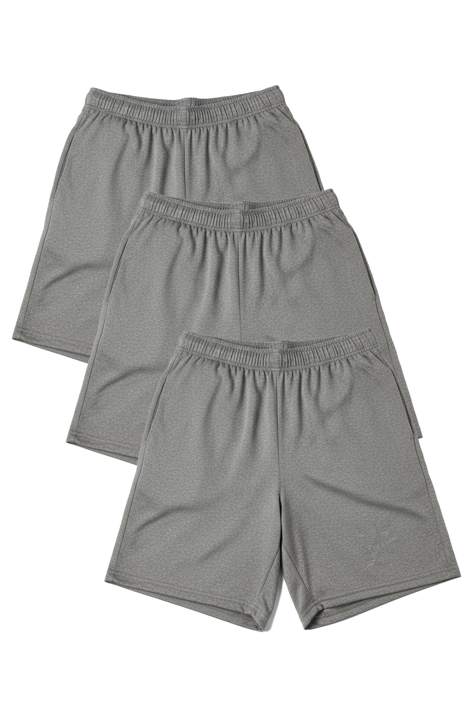 Performance Gym Shorts - 8" Inseam Microtech 3-Pack