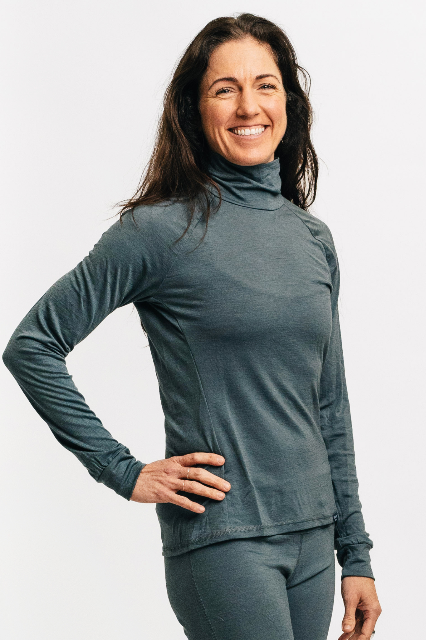 Merino Wool Isostatic Performance T-Neck Top
