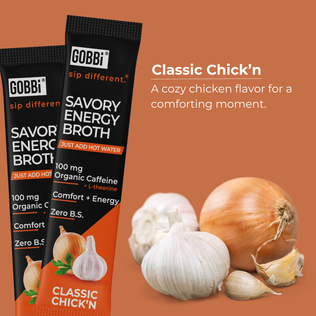Savory Energy Broth Classic Chick'n - 10 Or 20 Pack