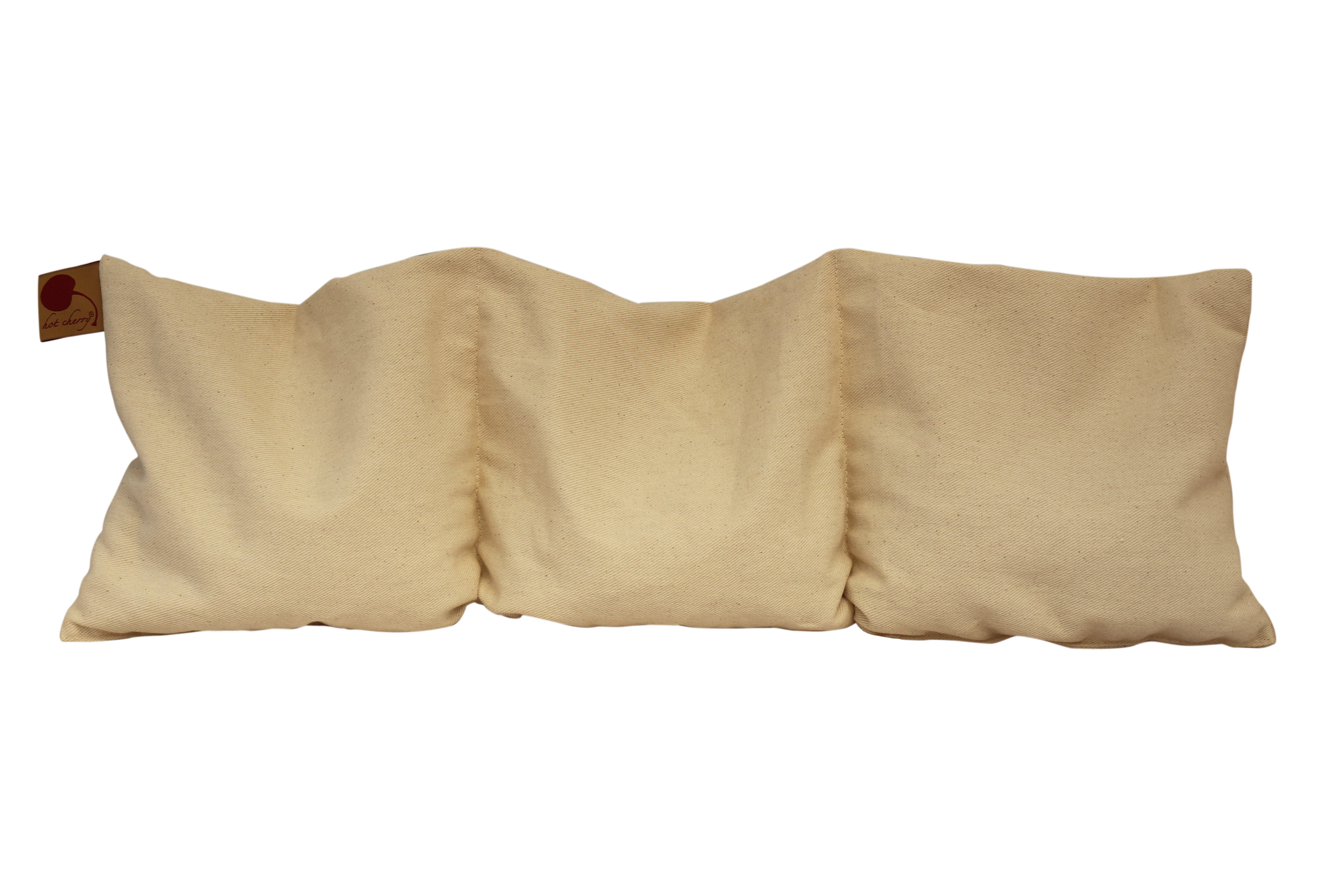 Hot Cherry Triple Square Body Pillow - Natural Denim
