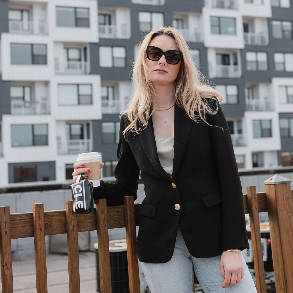 City Abbreviation Mini Bag Keychain - Choose Your City