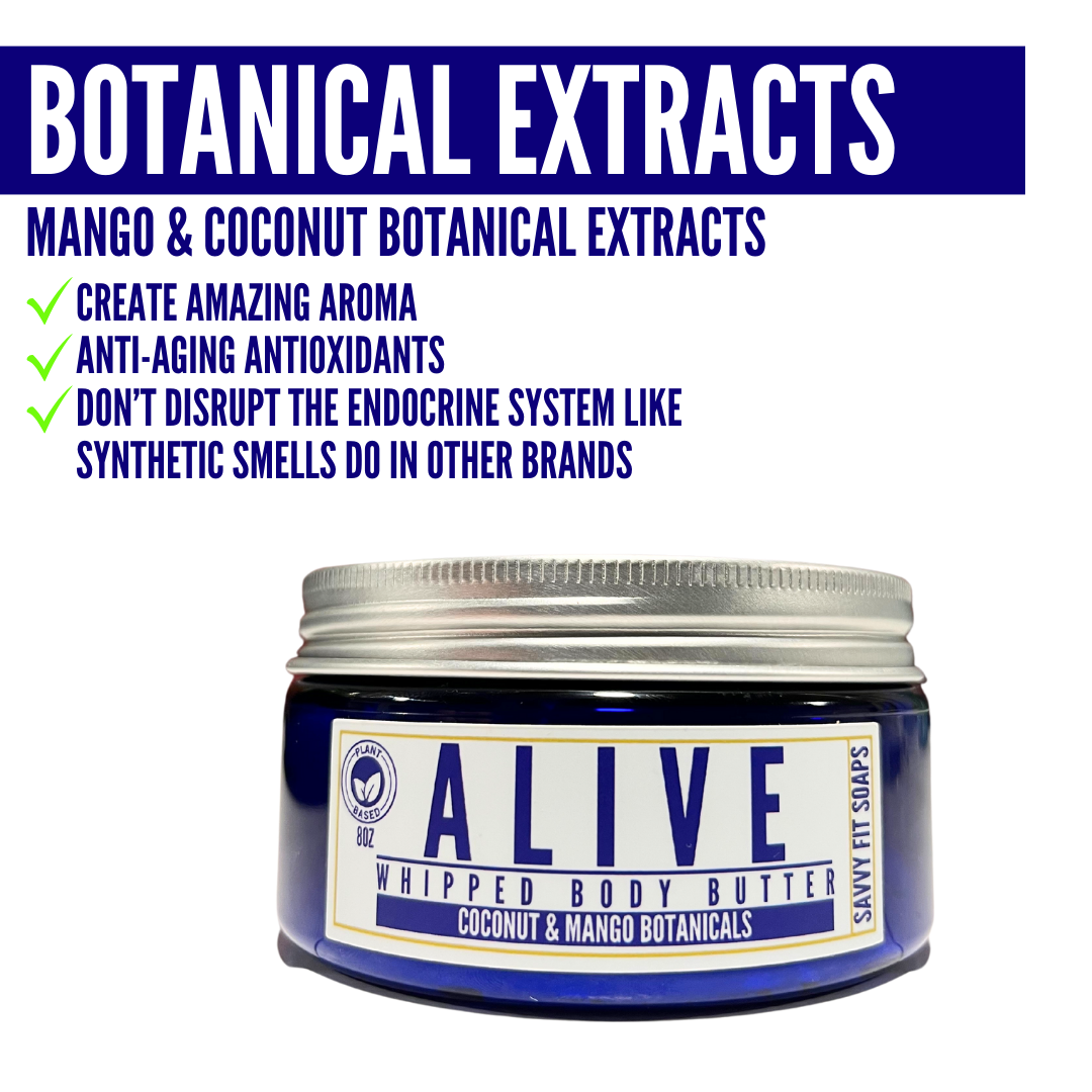Alive Whipped Body Butter - Mango & Coconut - 3 Pack