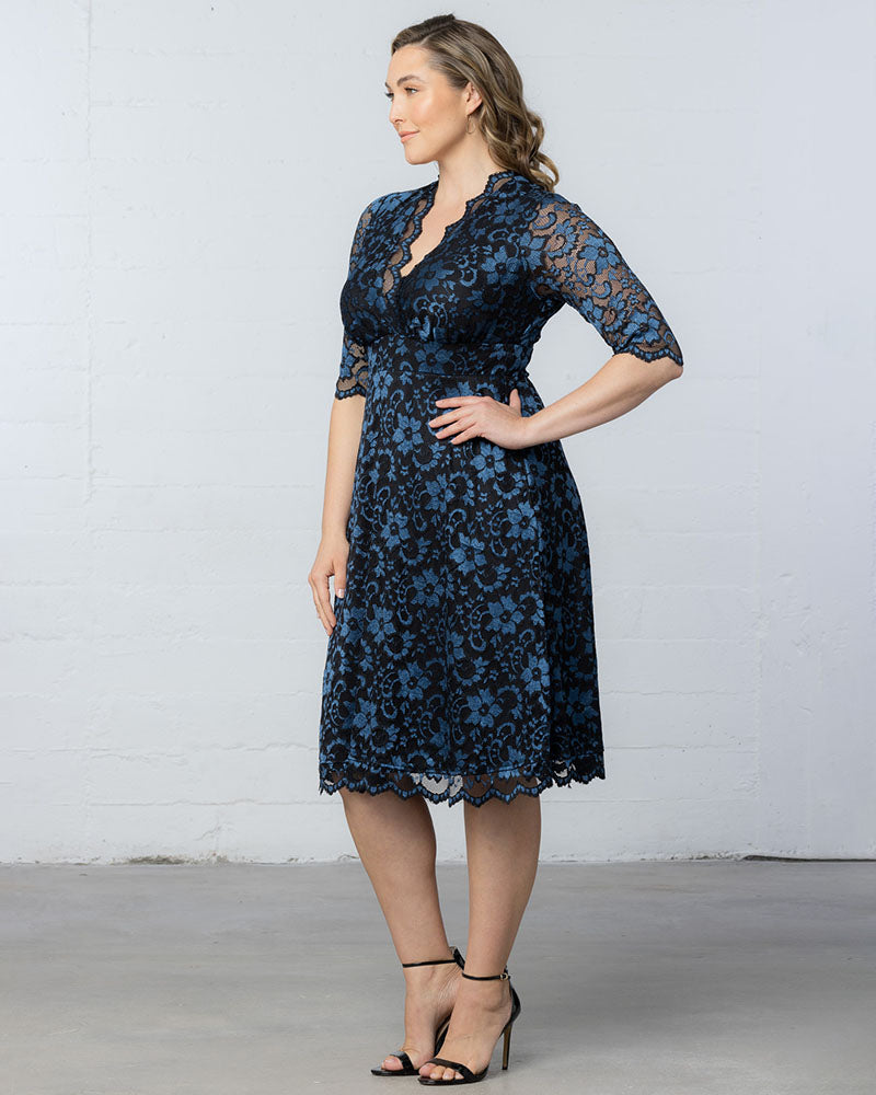 Plus Size Mon Cherie Lace Dress