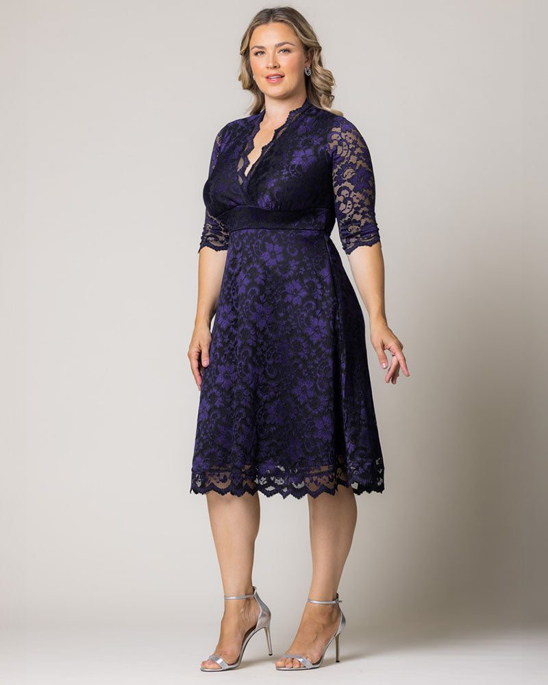 Plus Size Mon Cherie Lace Dress