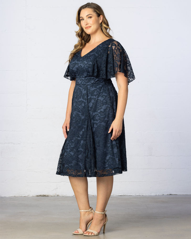Plus Size Camille Lace Cocktail Dress