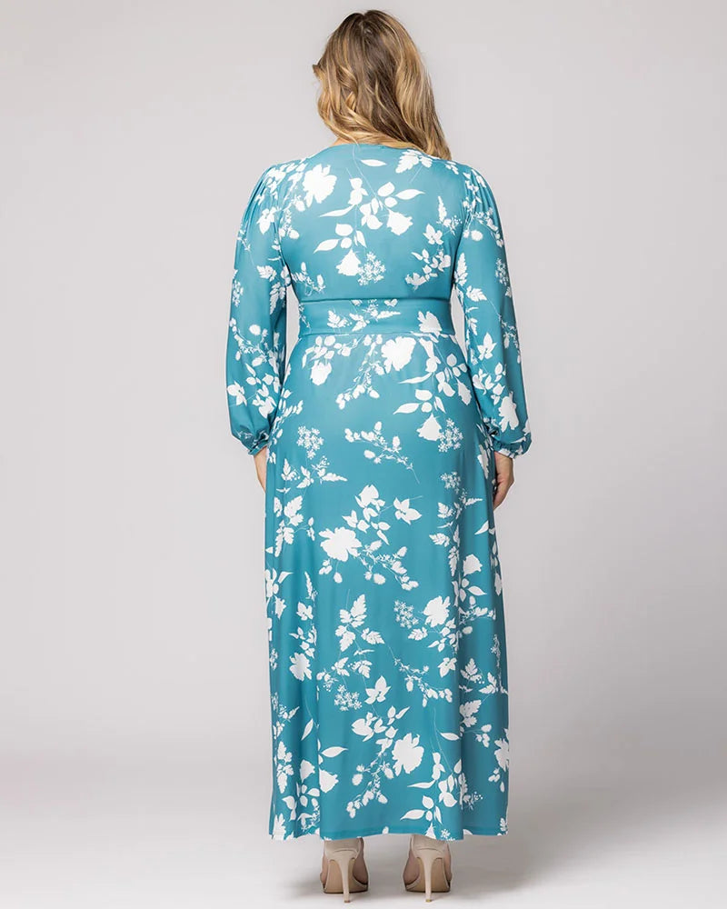 Plus Size Kelsey Long Sleeve Maxi Dress