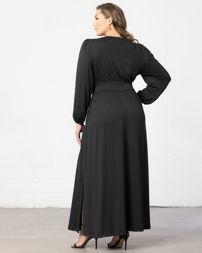 Plus Size Kelsey Long Sleeve Maxi Dress