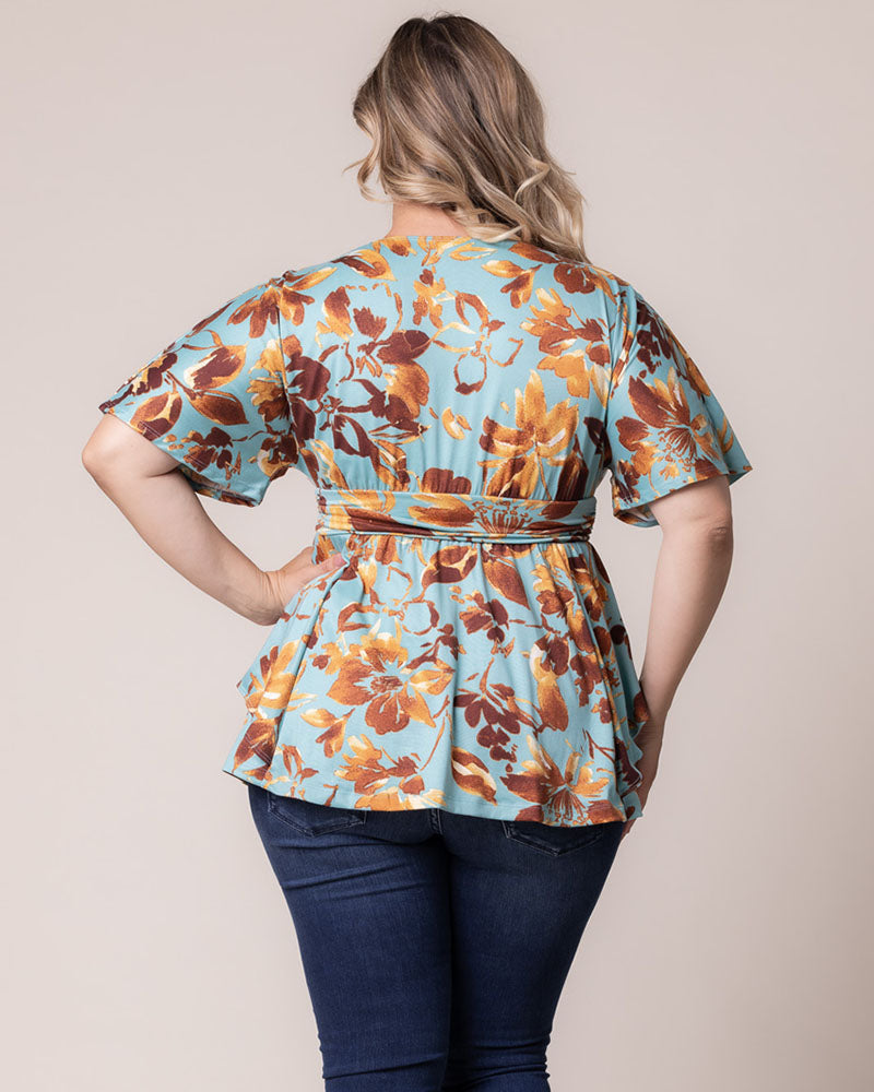 Plus Size Encore Print Blouse