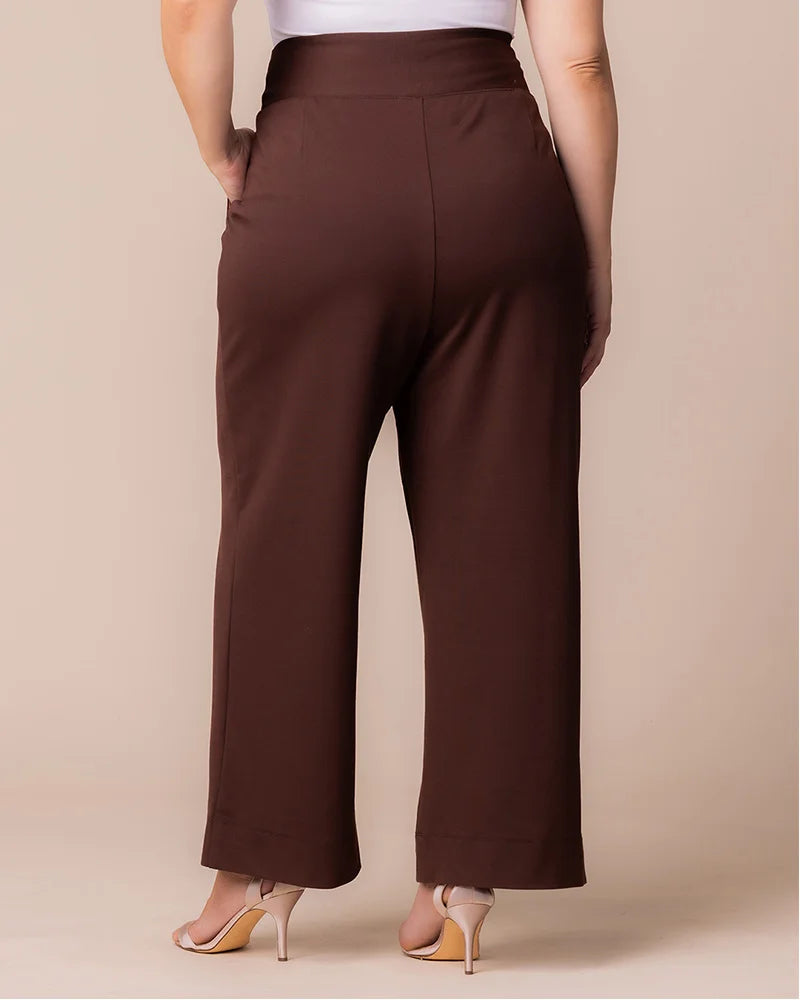Plus Size Polished Ponte Pants