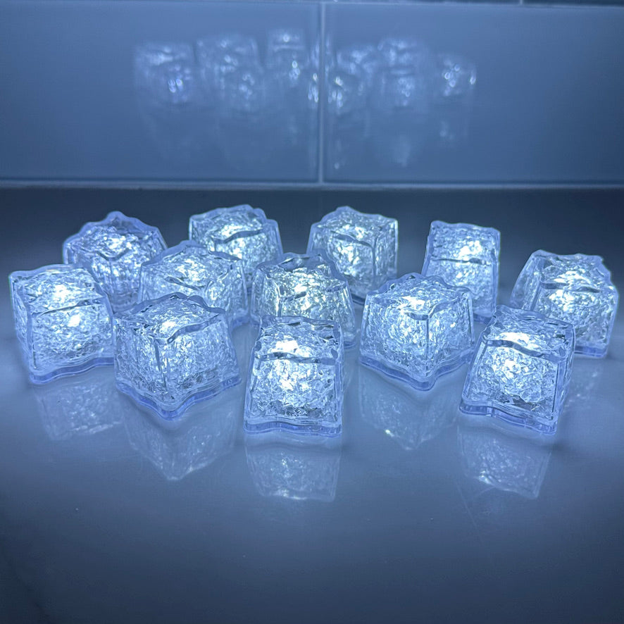 REVO White LED Light Up Ice Cube™ 12 Pk