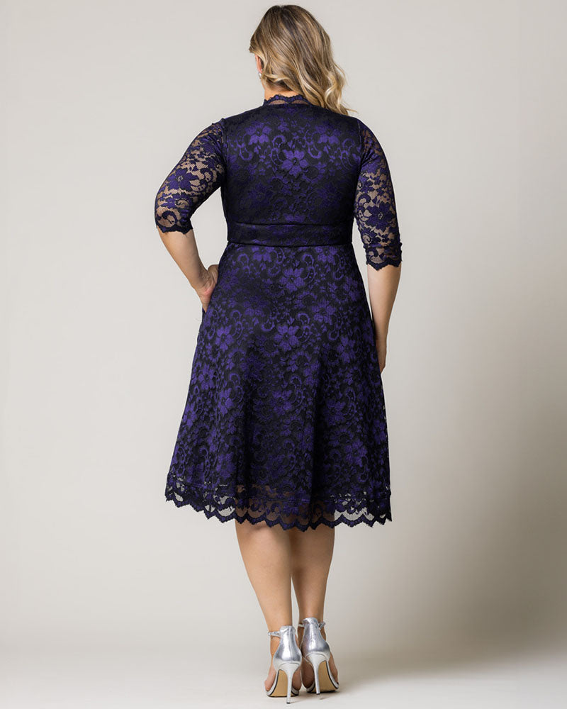 Plus Size Mon Cherie Lace Dress