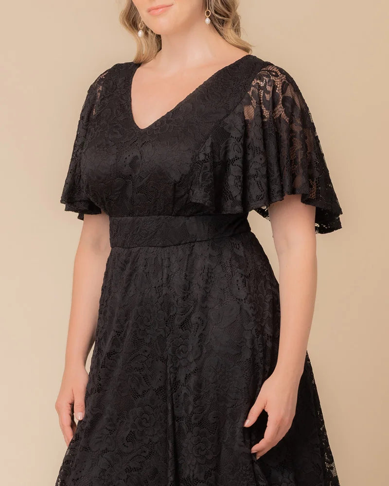 Plus Size Camille Lace Cocktail Dress