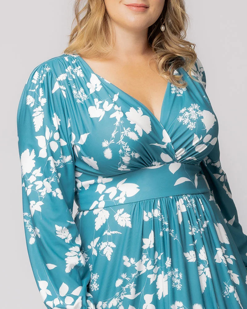 Plus Size Kelsey Long Sleeve Maxi Dress