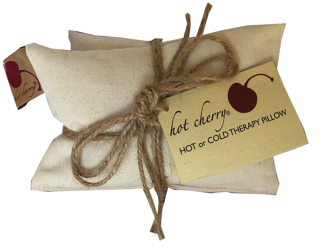 Hot Cherry Microwavable Neck Wrap - Natural Denim