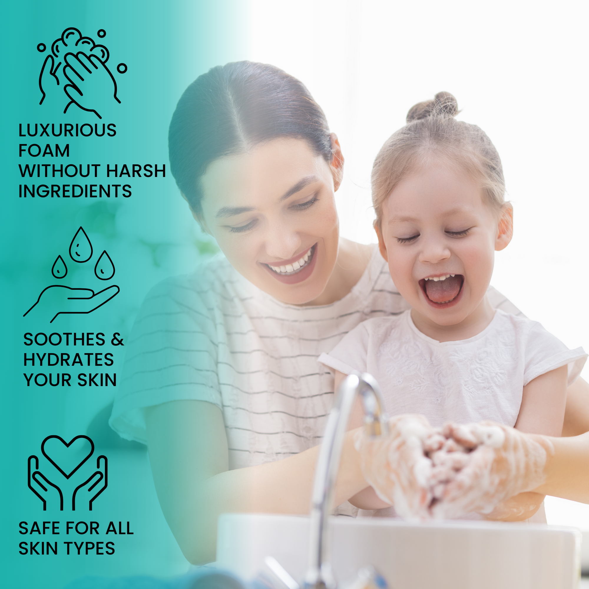 Plastic-Free Foaming Hand Soap Refills - Unscented, 5/10/15