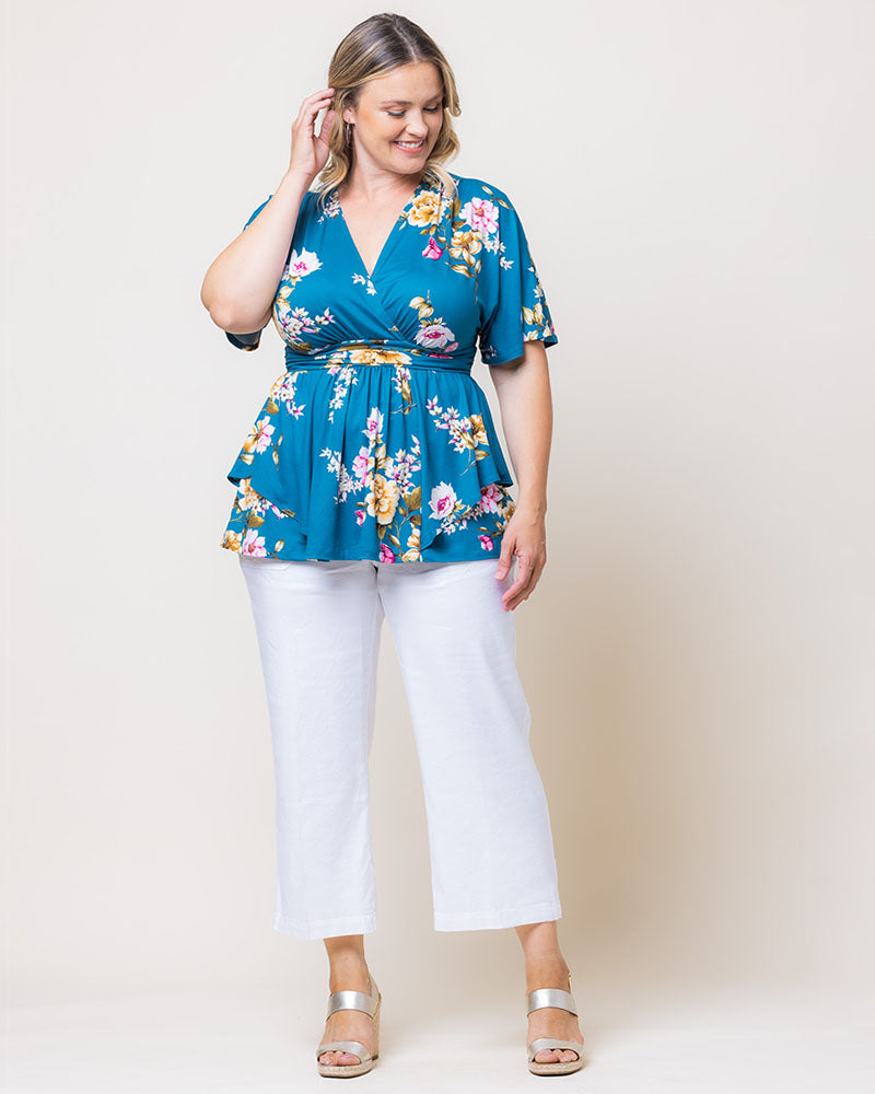 Plus Size Encore Print Blouse