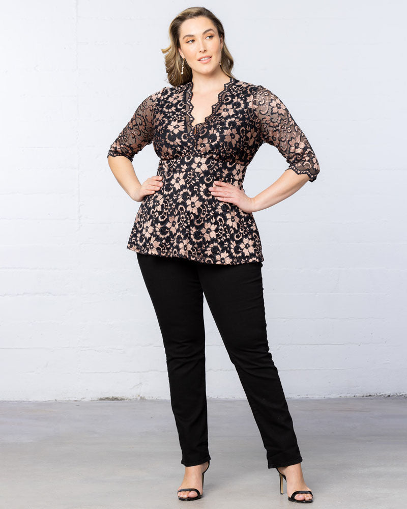 Plus Size Limited Edition Luxe Lace Top