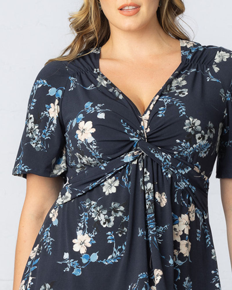 Plus Size Abby Twist Front Blouse