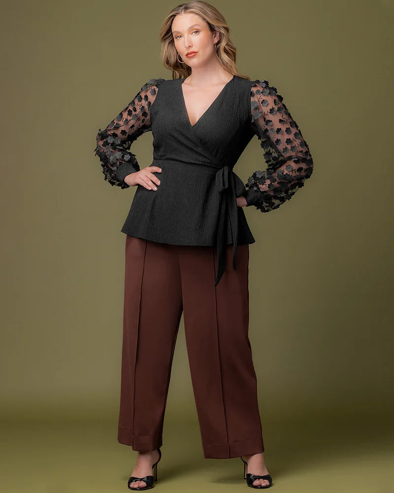 Plus Size Polished Ponte Pants