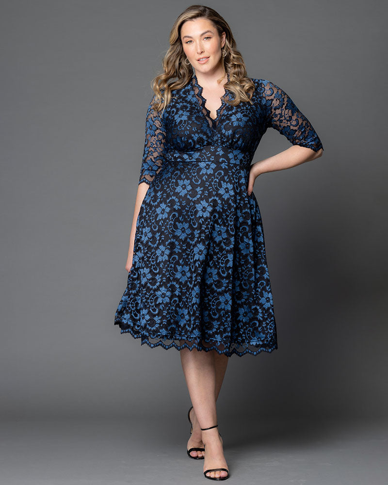 Plus Size Mon Cherie Lace Dress