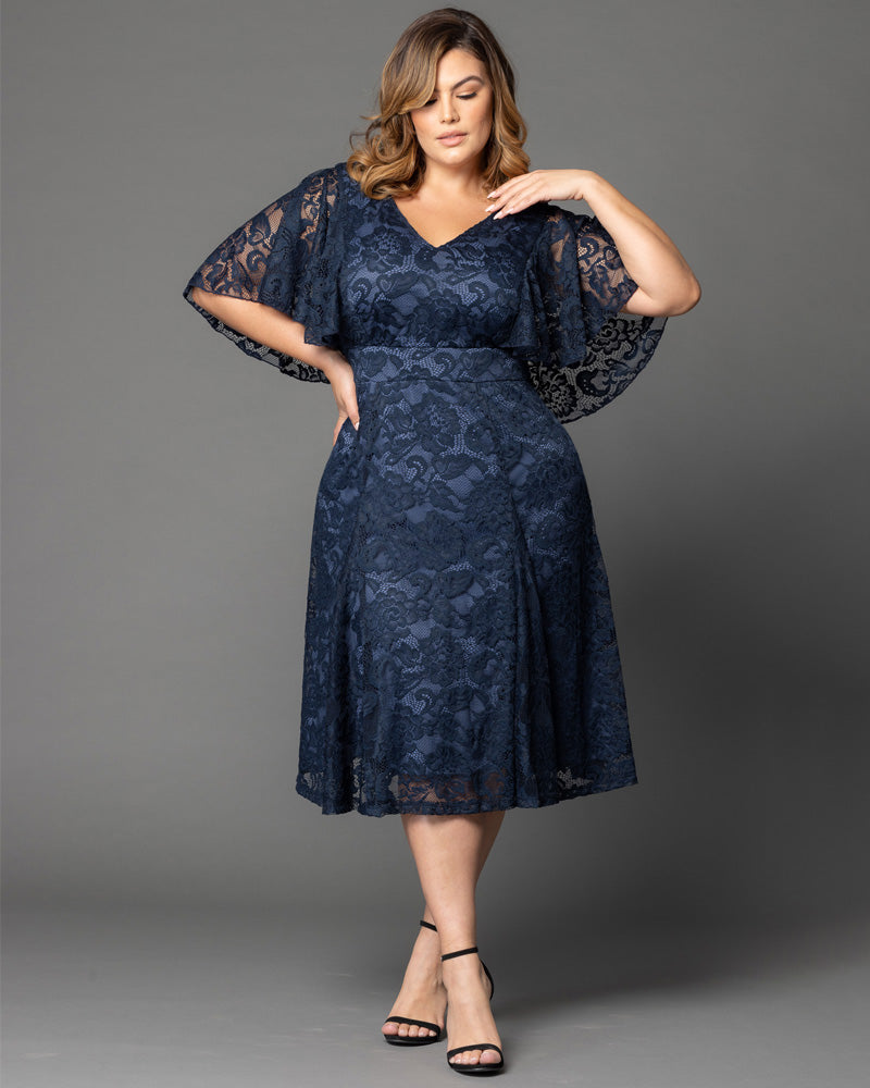 Plus Size Camille Lace Cocktail Dress