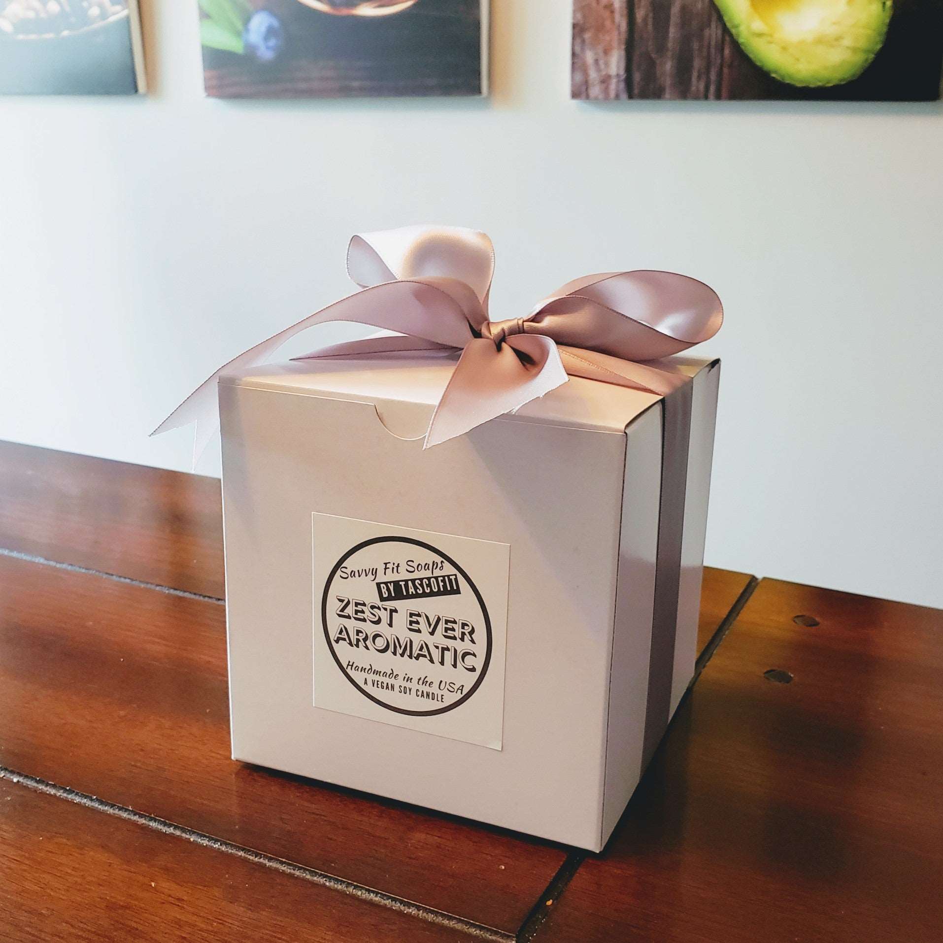 Zest Ever Aromatic Handcrafted Soy Lemon Candle - 18 Oz