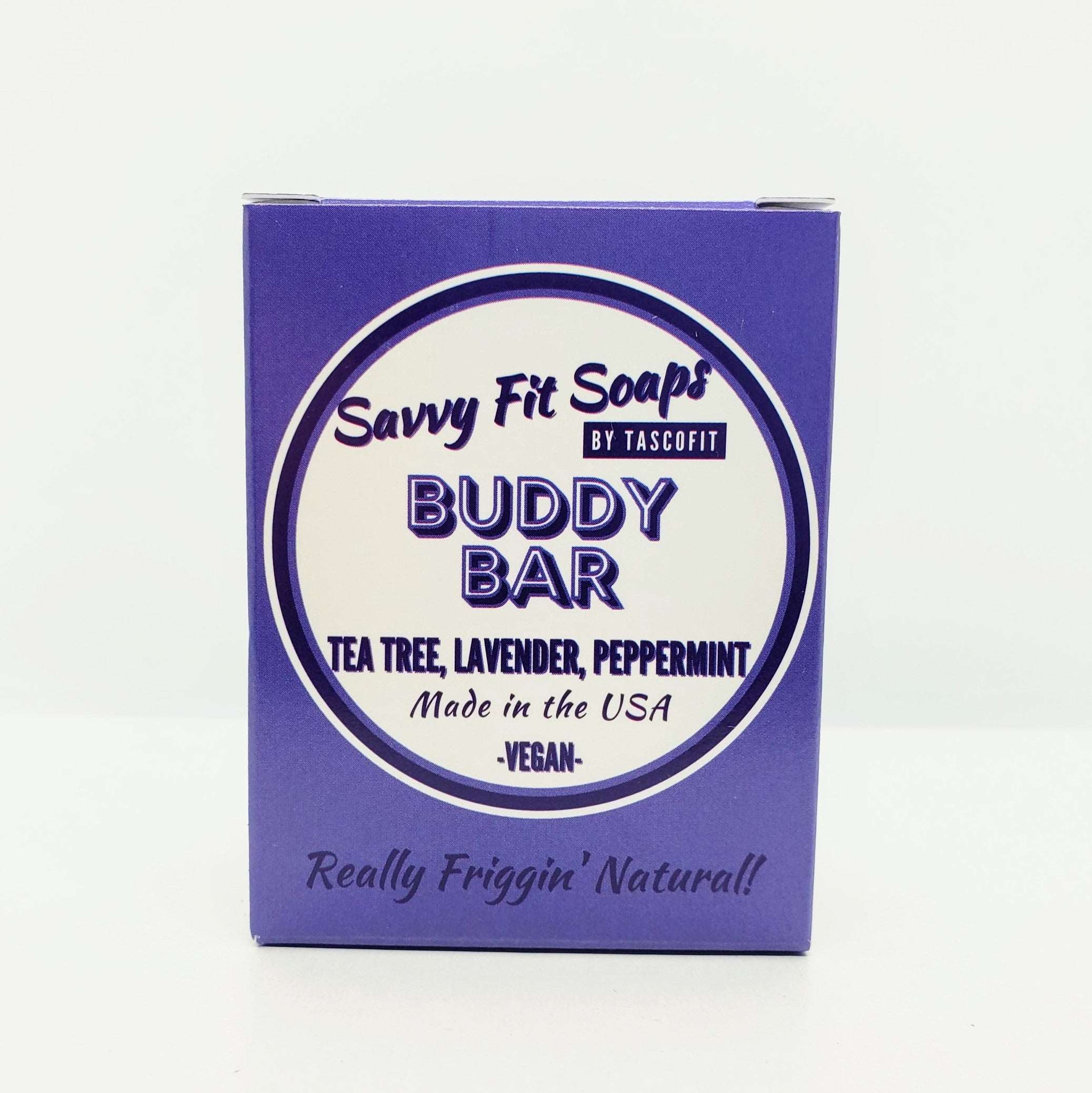 Buddy Bar Bath Soap - Lavender, Tea Tree, Peppermint 3 Pack