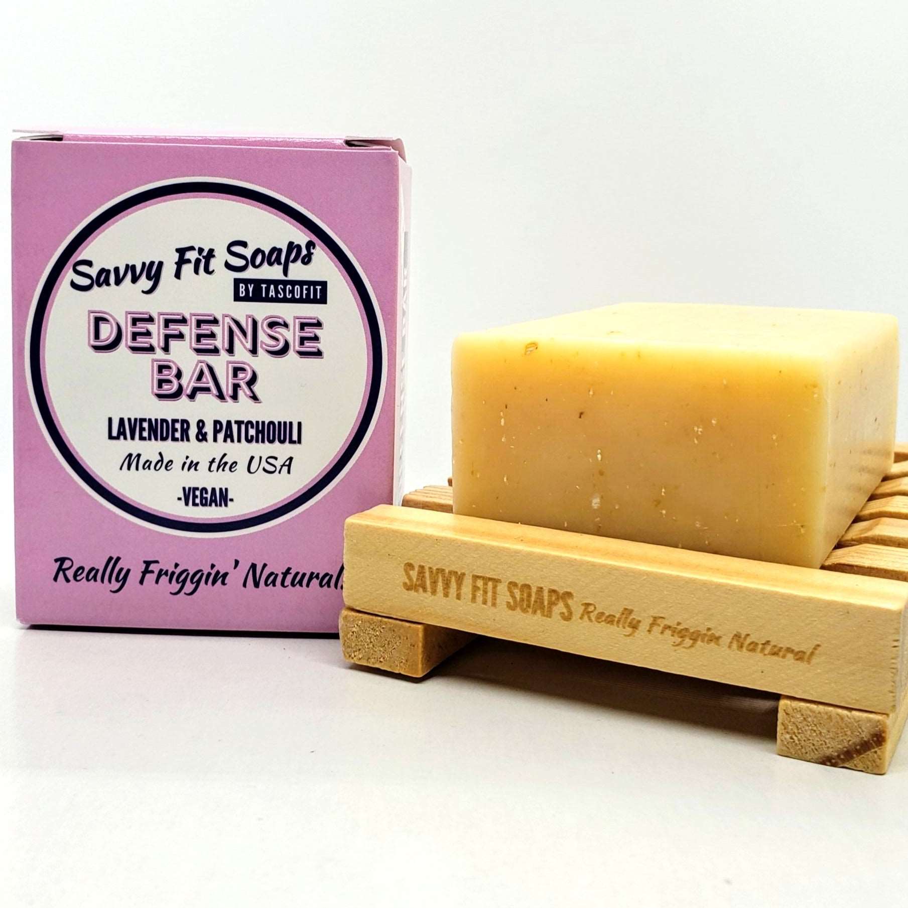 Defense Bar Natural Soap Trio - Lavender & Patchouli