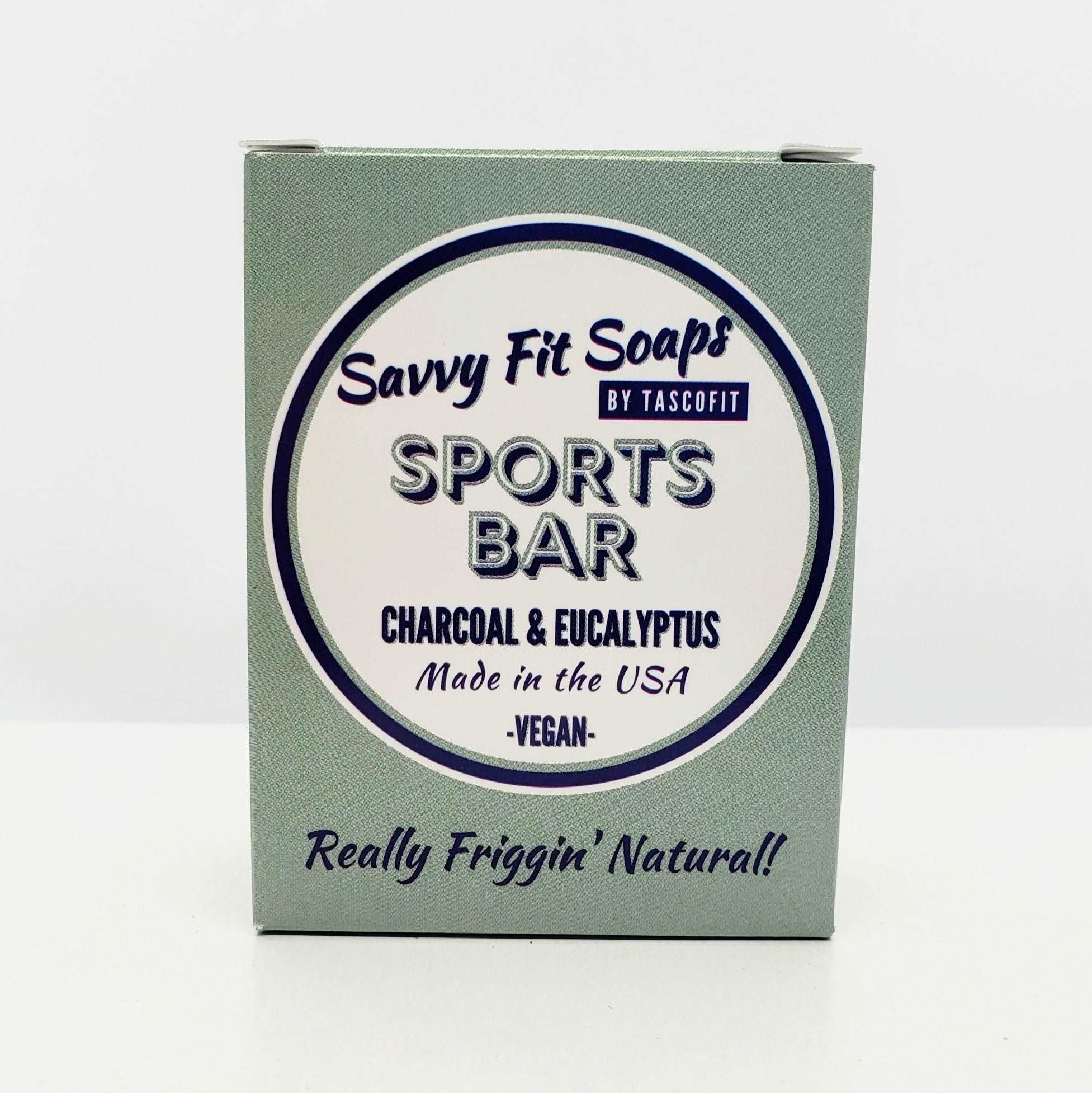 Sports Bar Soap Trio - Charcoal & Eucalyptus - 3 Pack
