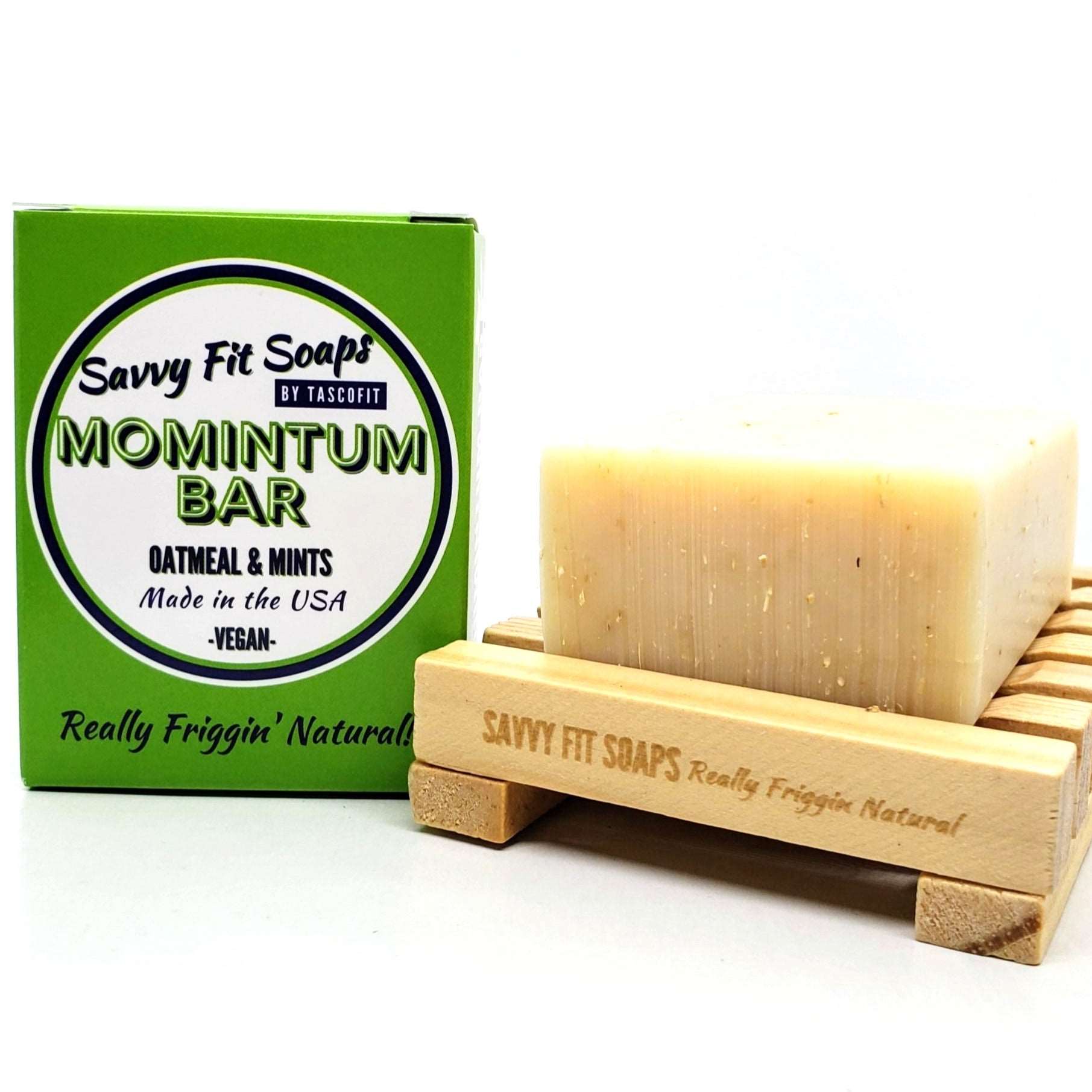 Momintum Natural Bar Soap Trio - Oatmeal & Mint