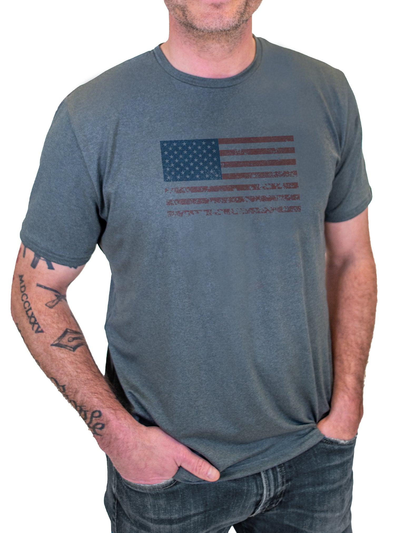 Performance SoftTECH™ Flag Tee Shirt