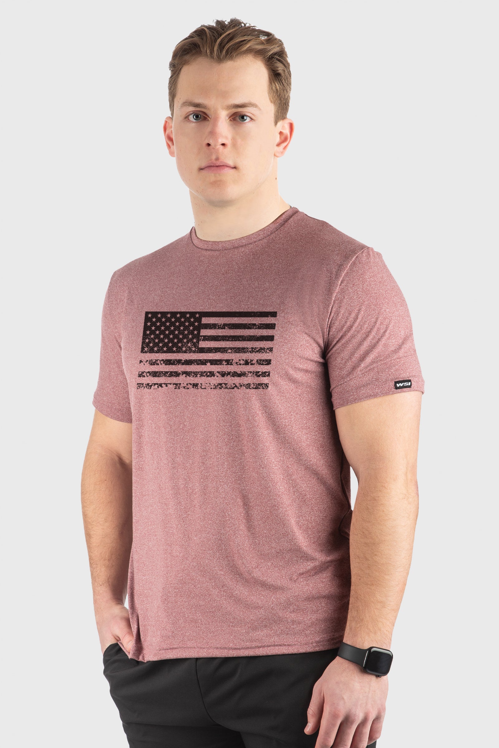 SoftTECH Short Sleeve American Flag Tee