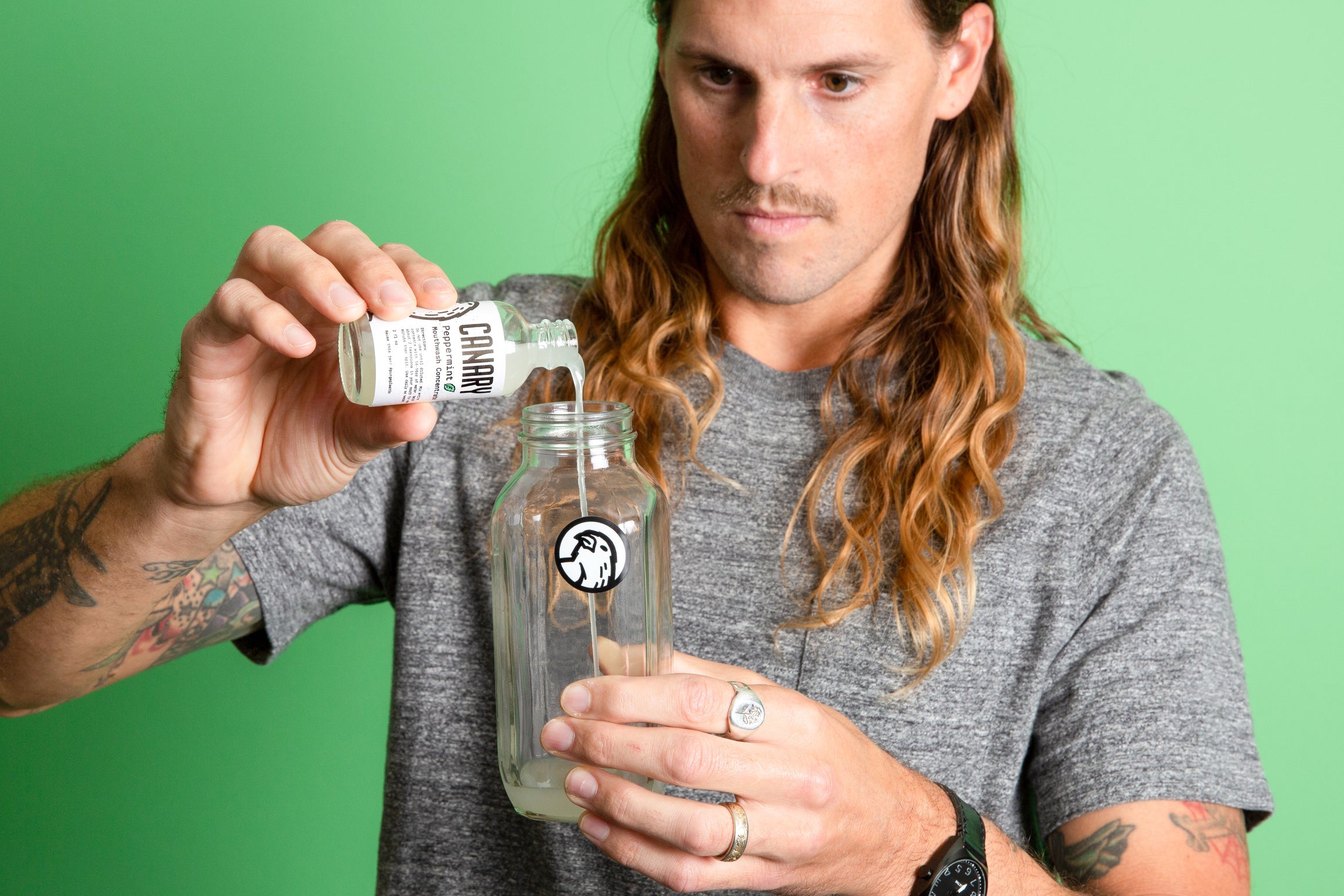 Plastic-Free Peppermint Mouthwash Concentrate Kit