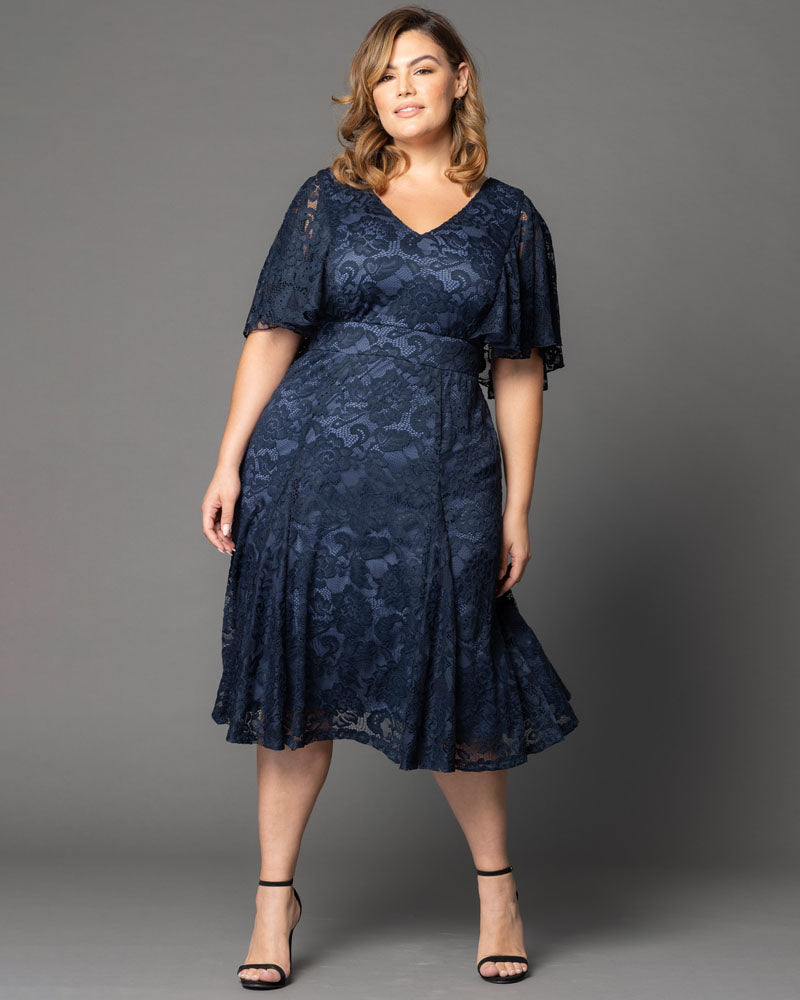 Plus Size Camille Lace Cocktail Dress