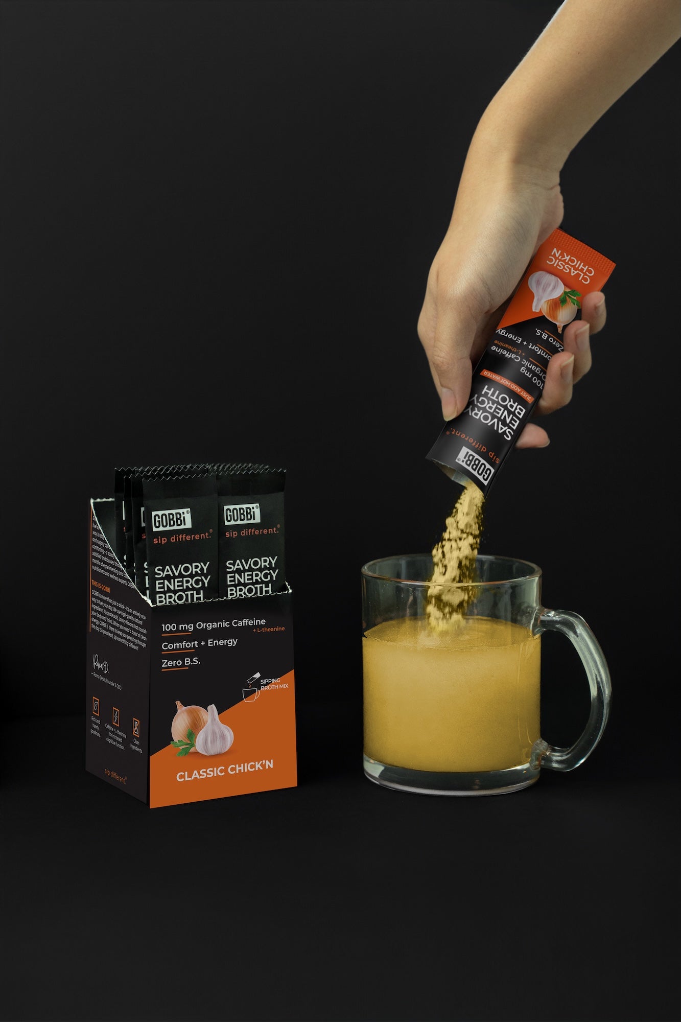 Savory Energy Broth Classic Chick'n - 10 Or 20 Pack