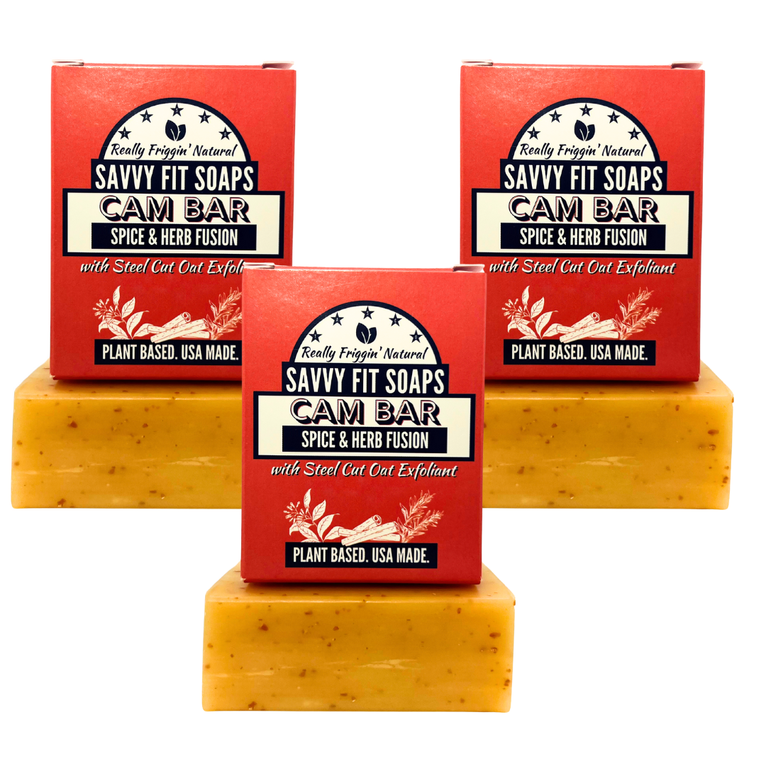 Cam Bar Soap Trio - Cinnamon, Rosemary, Clove, Turmeric