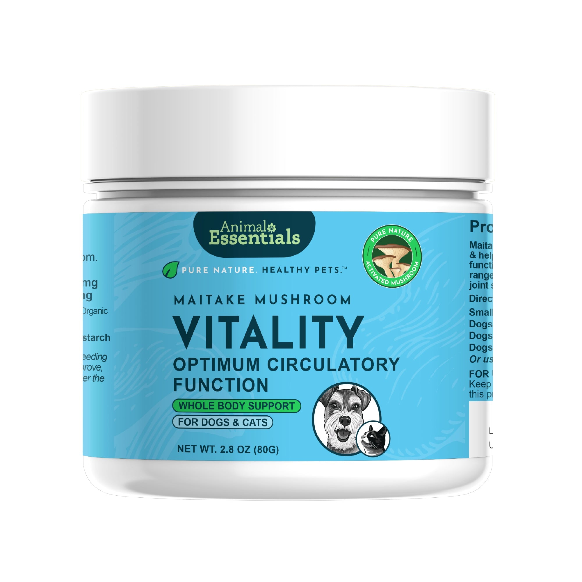 Pet Vitality Maitake Mushroom Powder - Whole Body Support