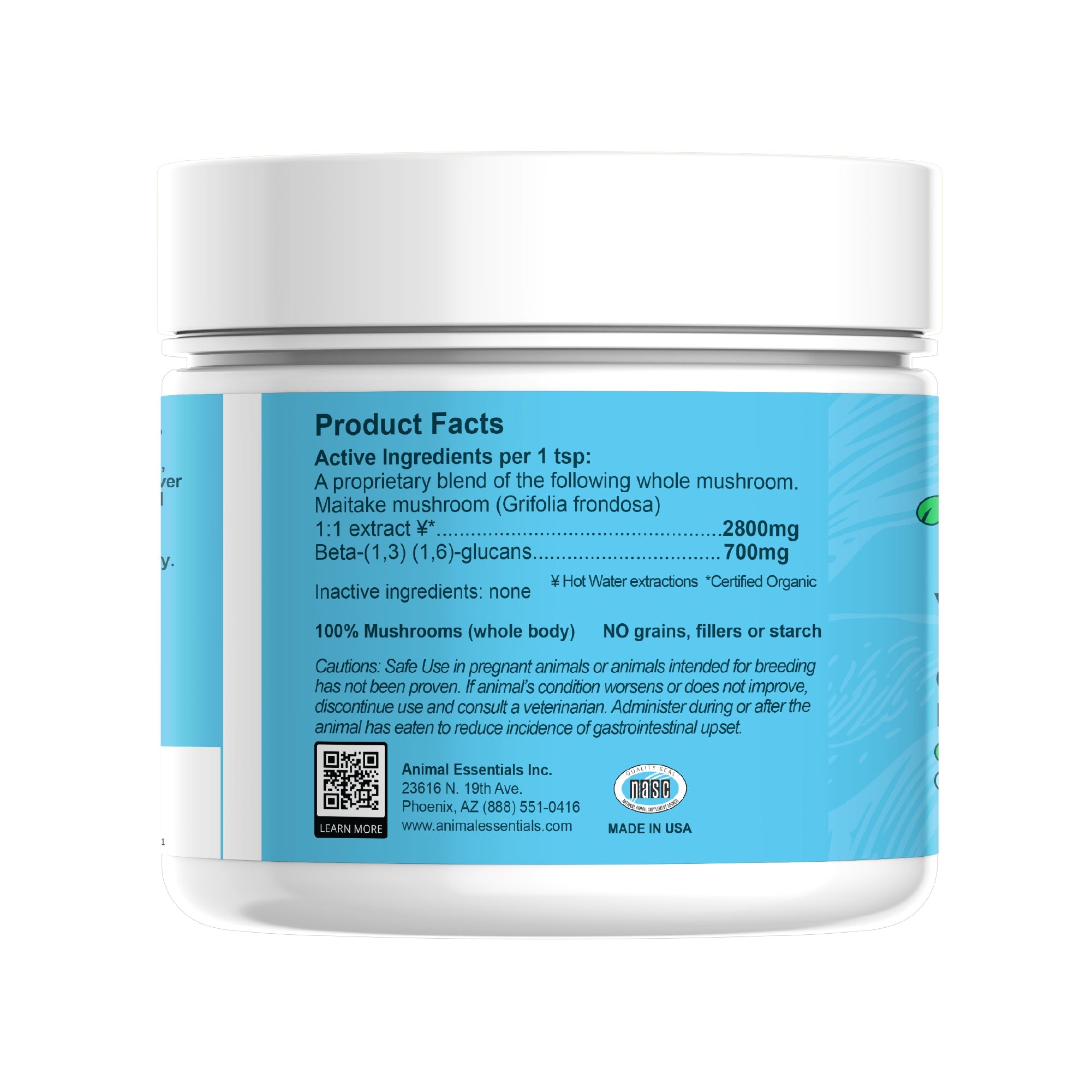 Pet Vitality Maitake Mushroom Powder - Whole Body Support