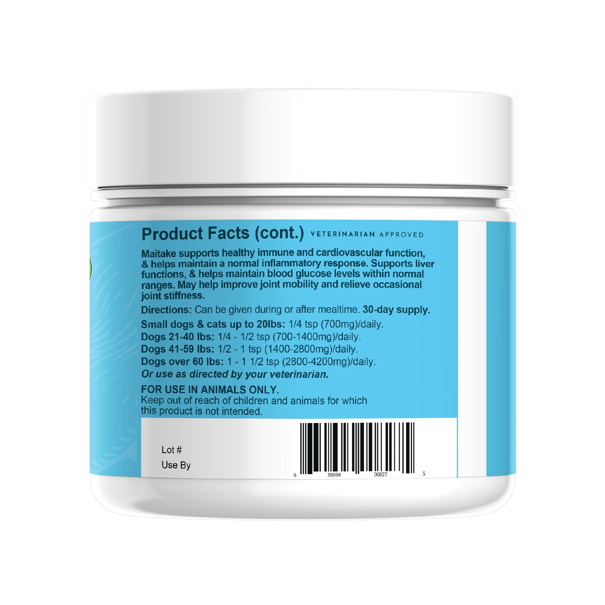 Pet Vitality Maitake Mushroom Powder - Whole Body Support