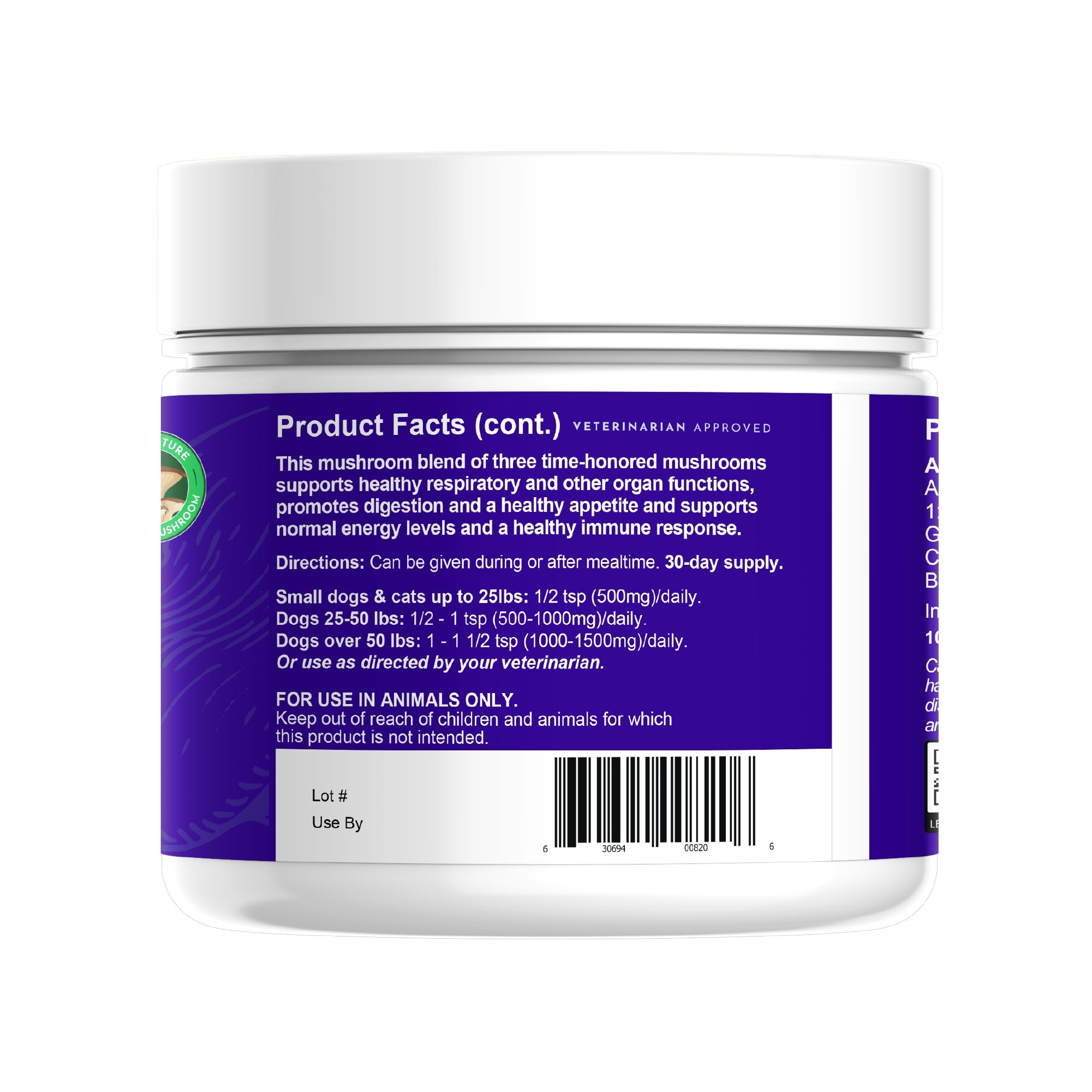 Pet Defense Mushroom Powder - Immune Support