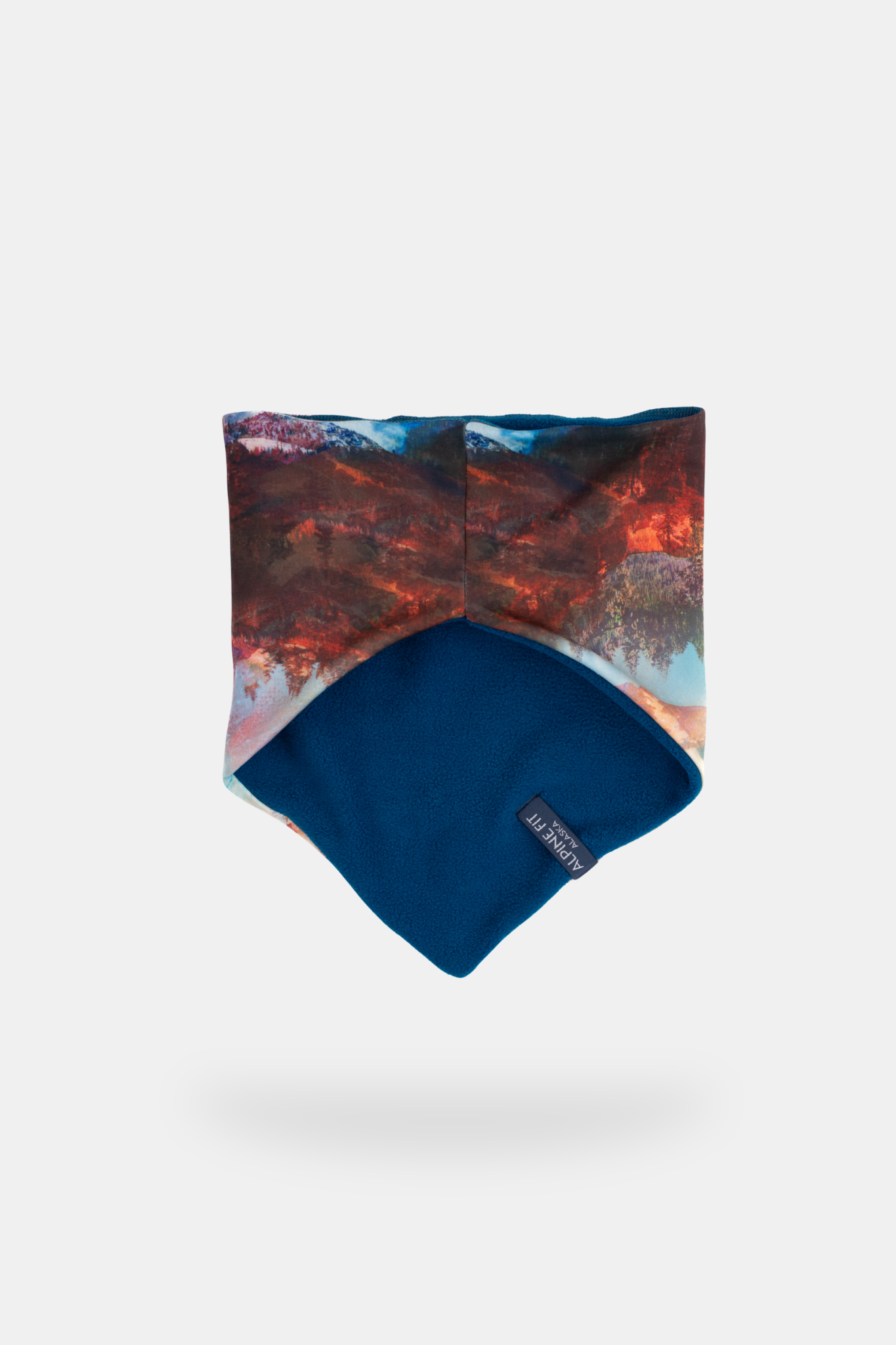 Mountain Recycled Fleece V Front Neck Warmer