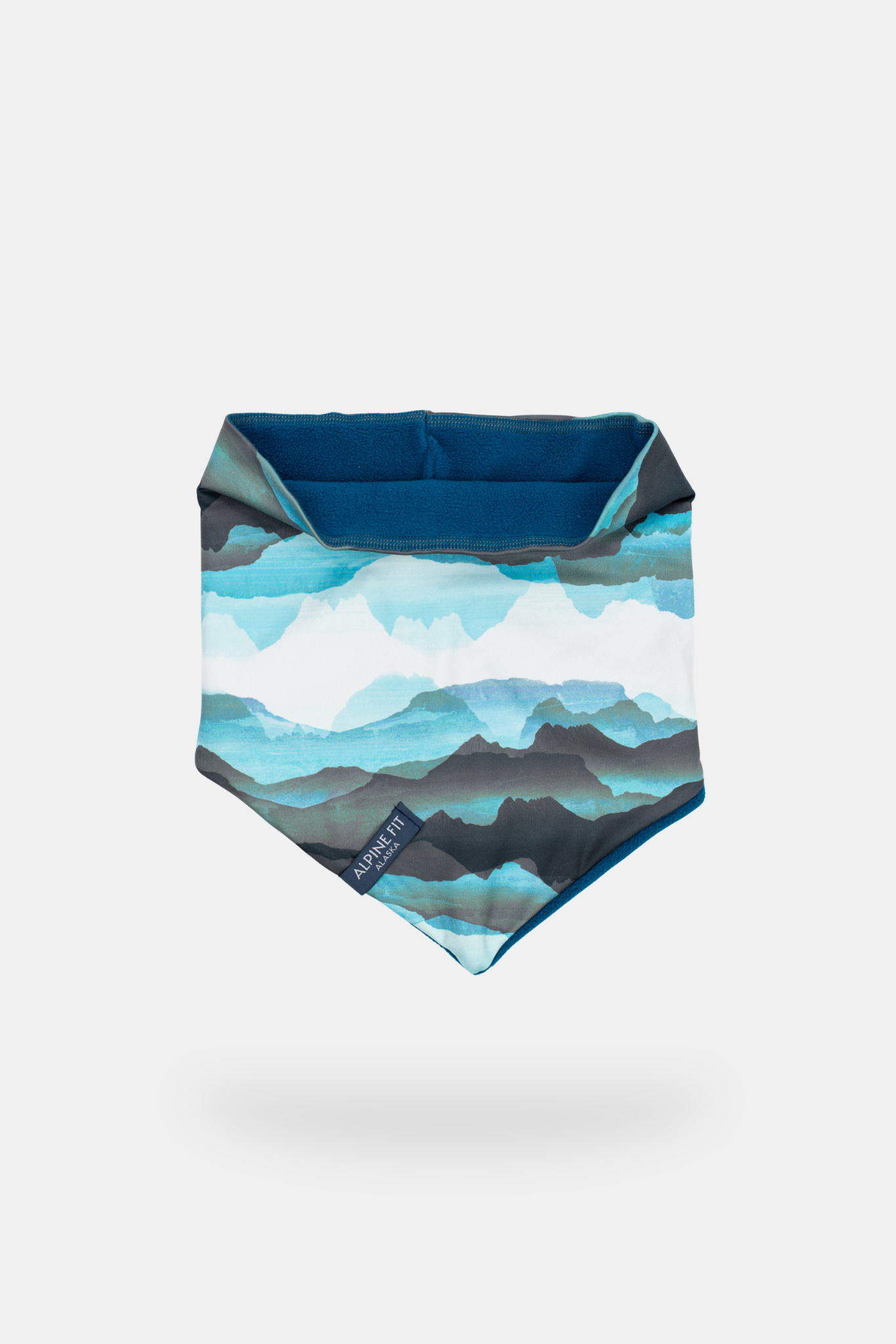 Mountain Recycled Fleece V Front Neck Warmer