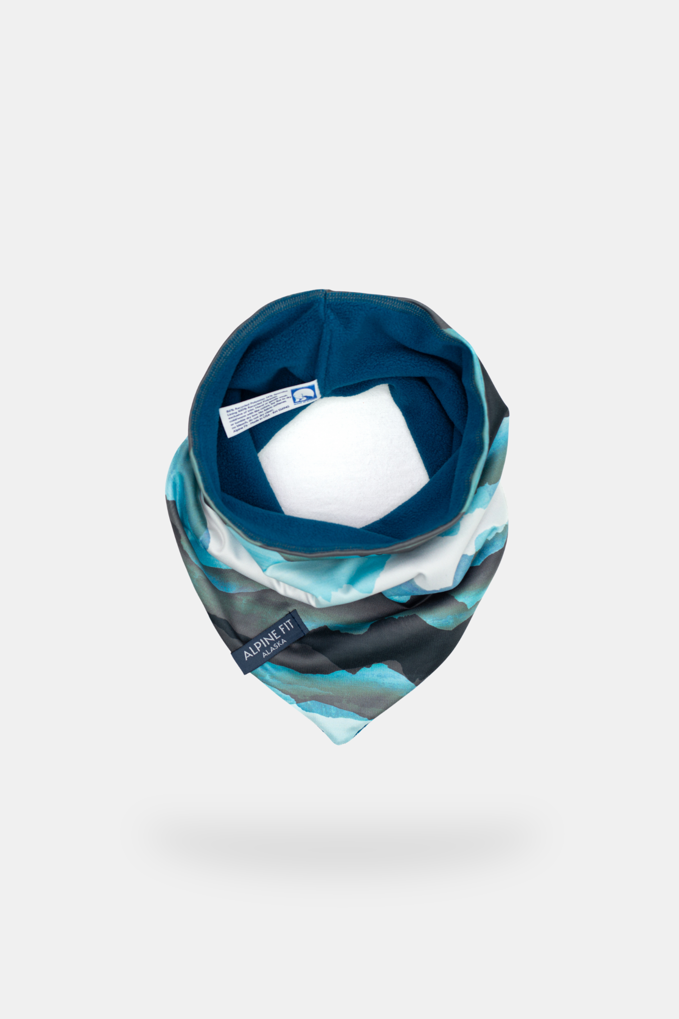 Mountain Recycled Fleece V Front Neck Warmer