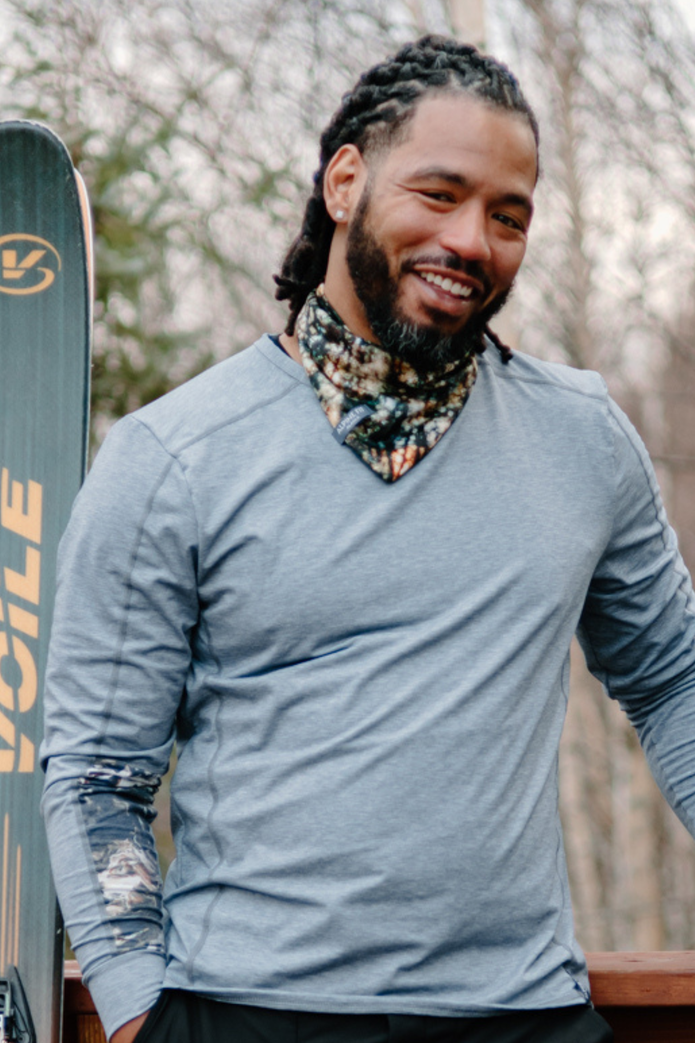 Mountain Merino Wool V Front Neck Warmer