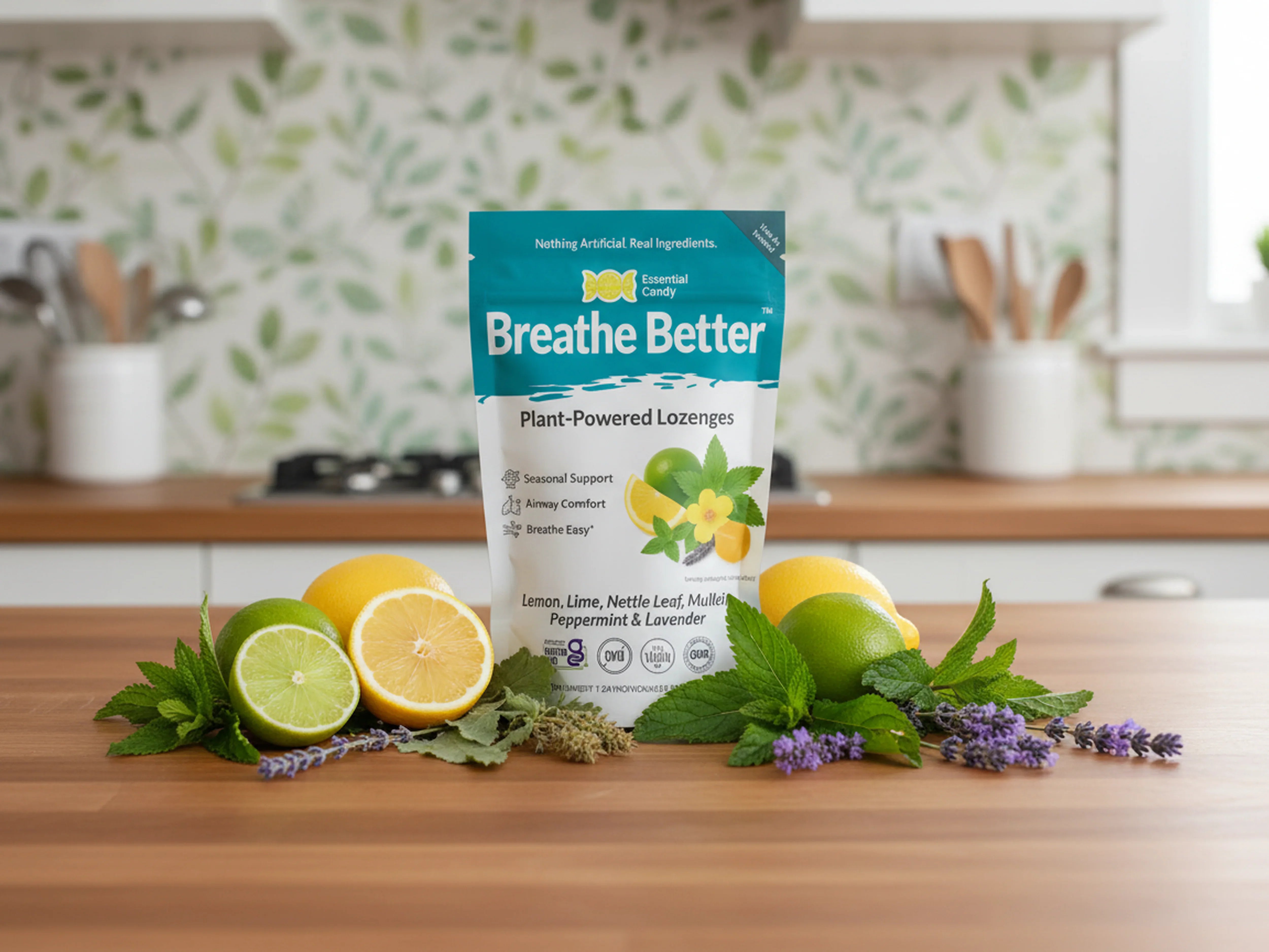 Breathe Better Botanical Lozenges - 24 Count