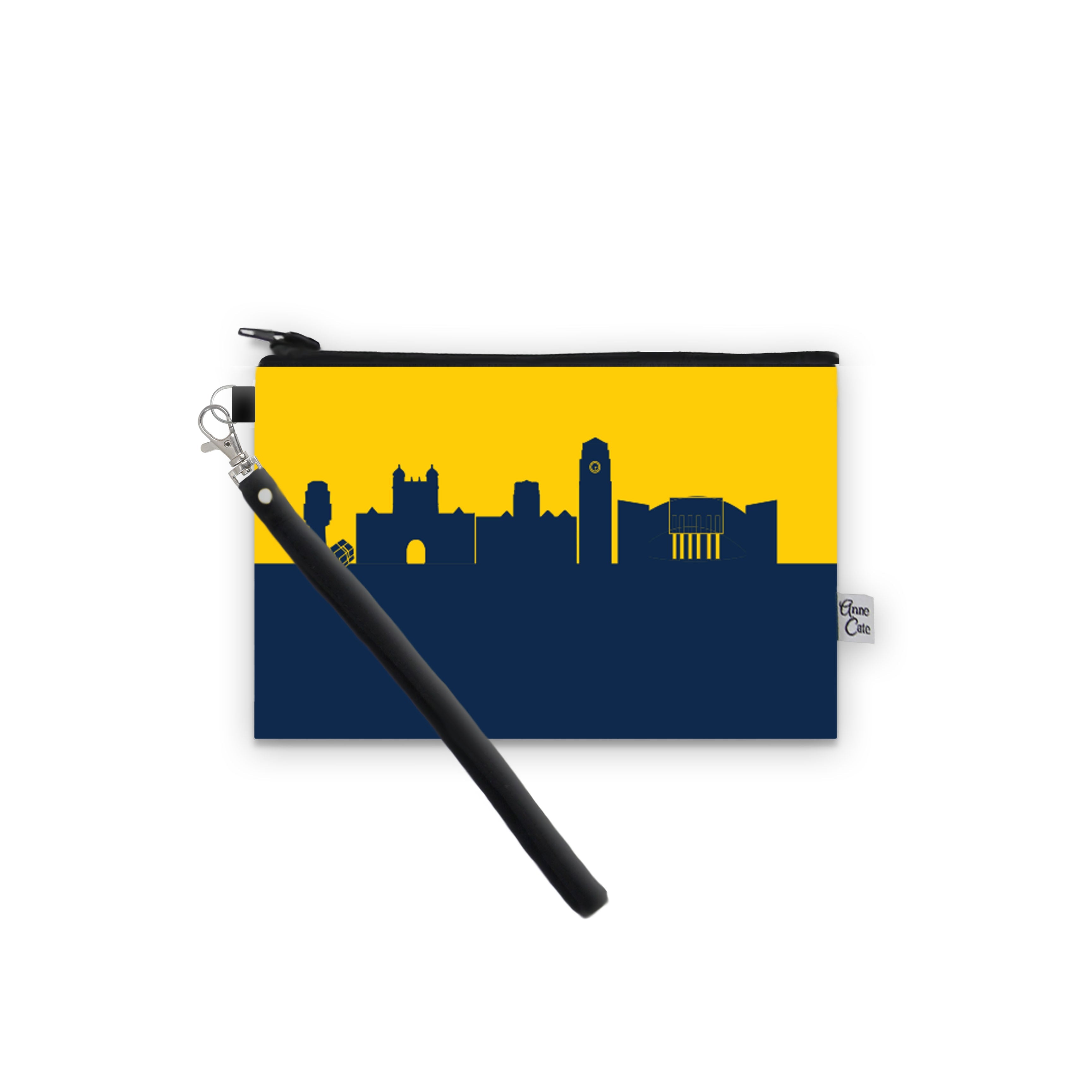 Collegiate Football Stadium Skyline Game Day Wristlet
