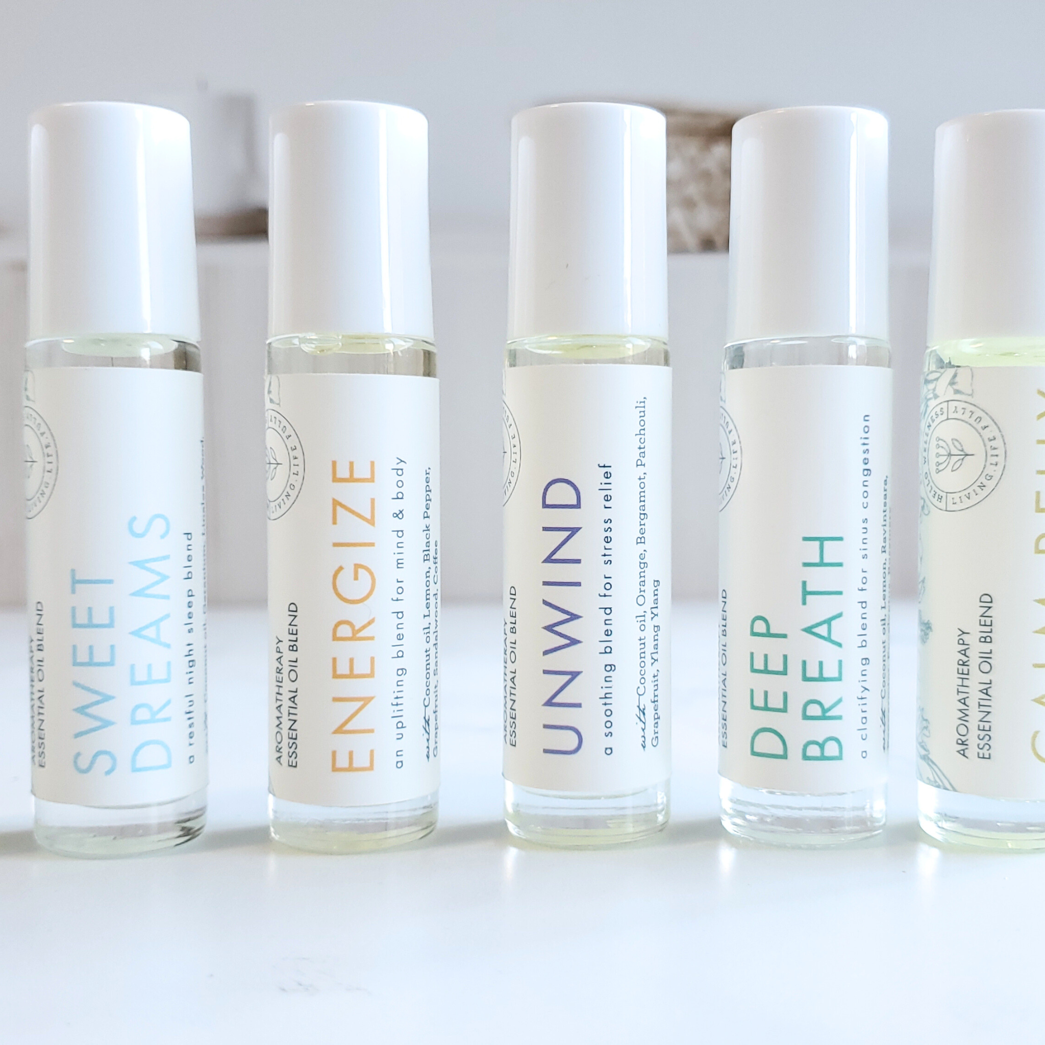 Aromatherapy Bliss Essential Oil Roll-On - 6 Scents