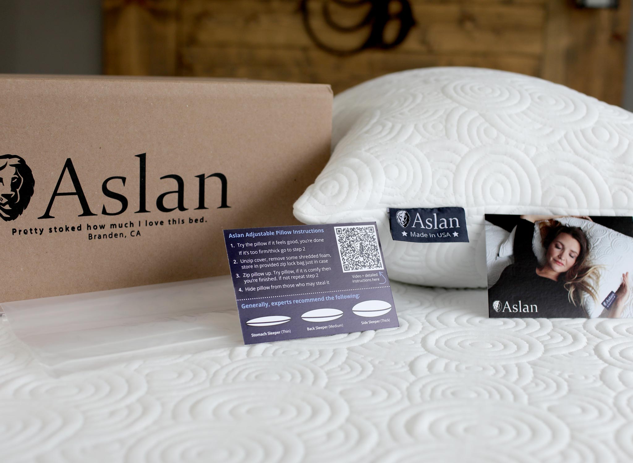 Aslan Adjustable Cool-Touch Memory Foam Pillow